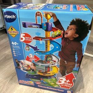 (New) Vtech Go! Go! Smart Wheels Ultimate Corkscrew Tower